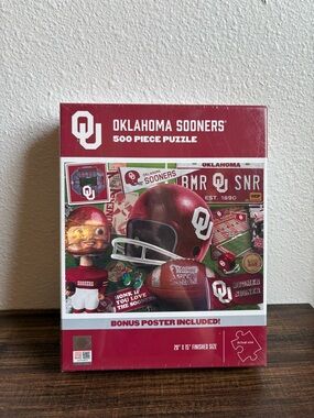 Oklahoma Sooners Retro Series 500-Piece Puzzle
